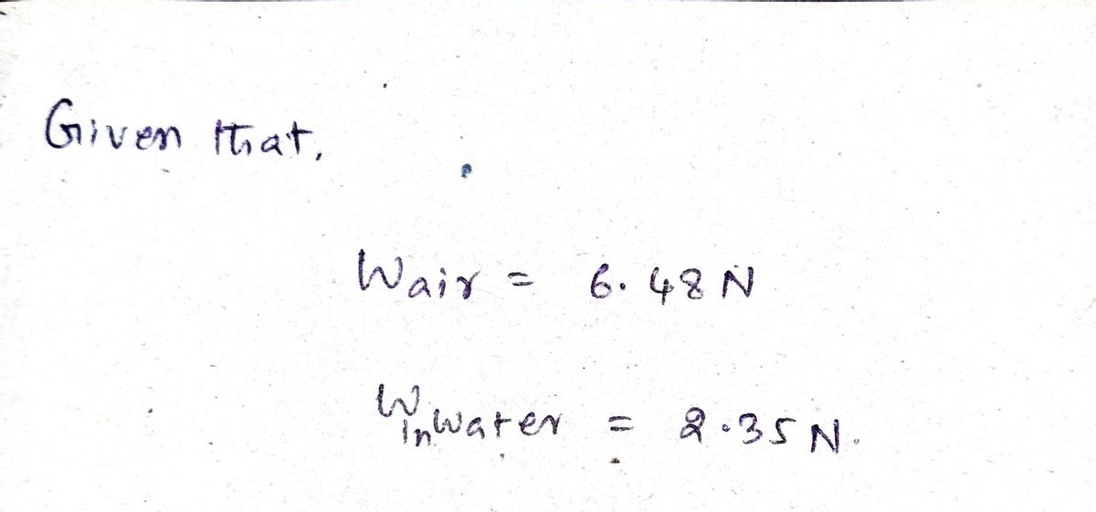 Physics homework question answer, step 1, image 1